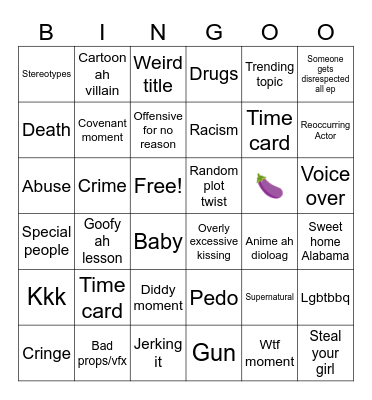Tomorrow teaching Bingo Card
