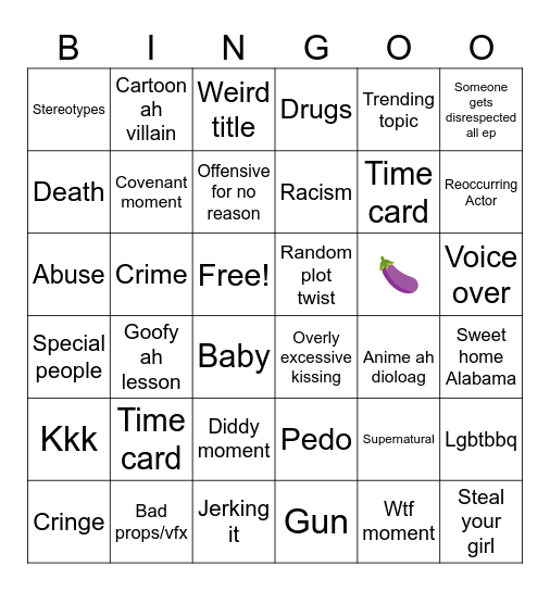 Tomorrow teaching Bingo Card