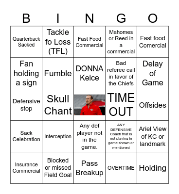 Spags Card Bingo Card