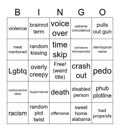 Tomorrow teachings Bingo Card