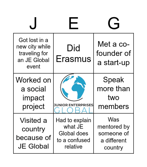 Alumni Affairs Event Bingo Card
