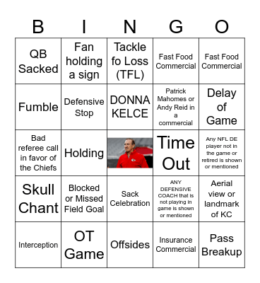 Spags Card Bingo Card