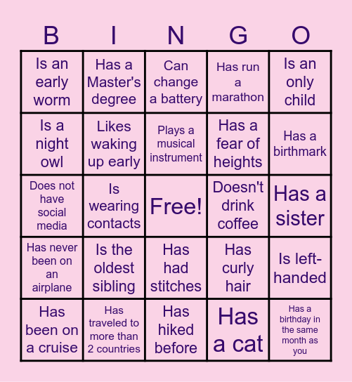 Thrive in Full Bloom Bingo Card