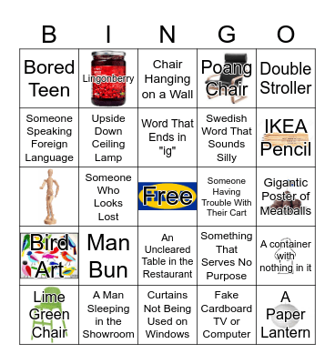 IKEA Bingo Card