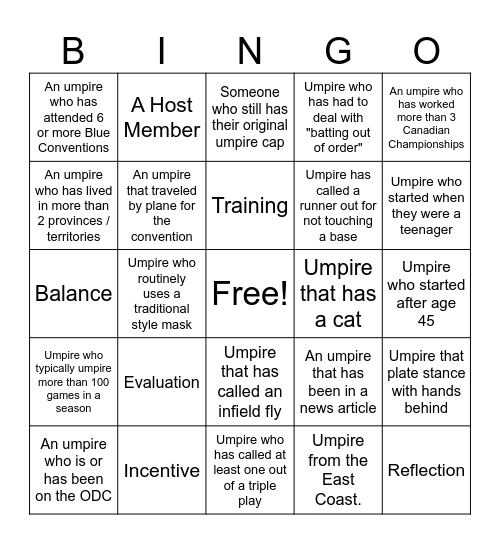 Blue Bingo #74 - EN Bingo Card