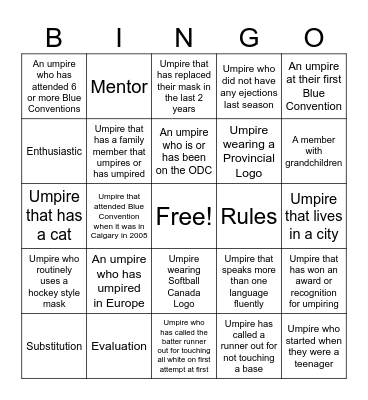 Blue Bingo #80 - EN Bingo Card