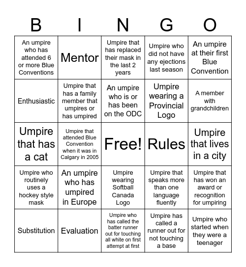 Blue Bingo #80 - EN Bingo Card