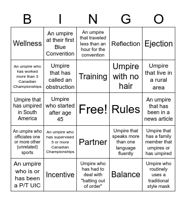Blue Bingo #82 - EN Bingo Card