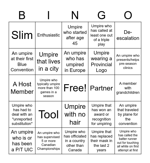 Blue Bingo #84 - EN Bingo Card