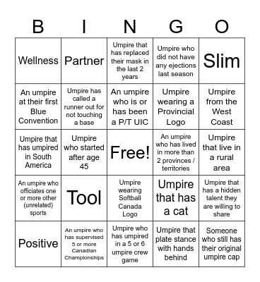 Blue Bingo #89 - EN Bingo Card