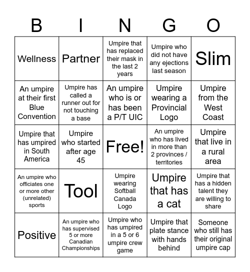 Blue Bingo #89 - EN Bingo Card