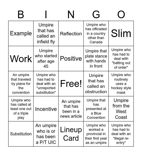 Blue Bingo #94 - EN Bingo Card