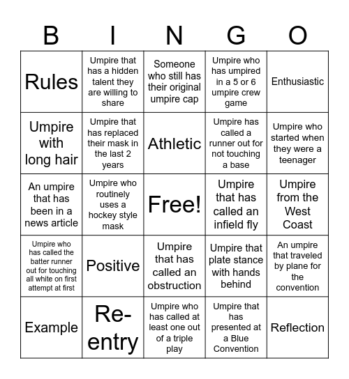 Blue Bingo #98 - EN Bingo Card