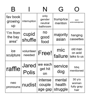 Ball Bingo Card
