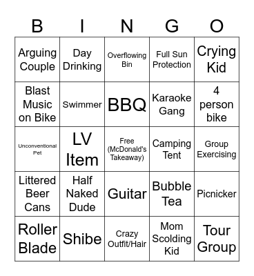 ECP Bingo Card