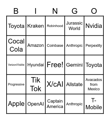 Hester House SB Advertiser Bingo Card