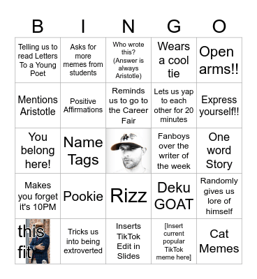Speaking of Ideas BINGO!! Bingo Card