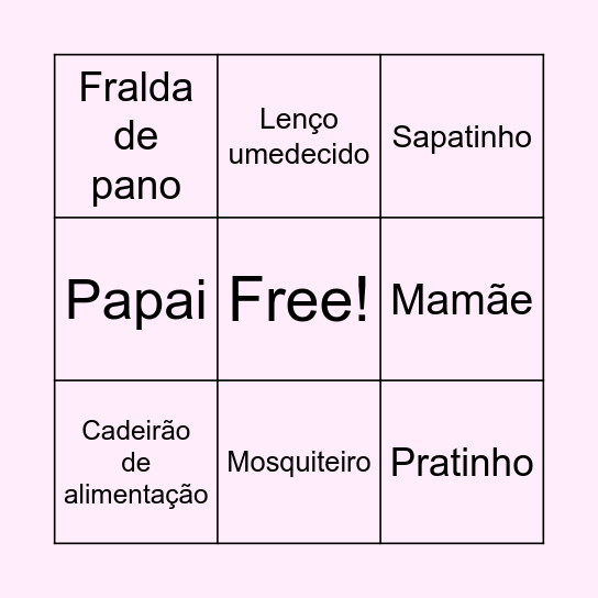 Bingo da Helena Bingo Card