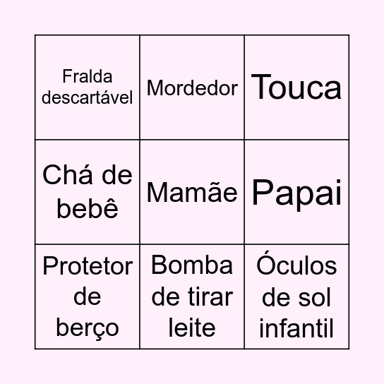 Bingo da Helena Bingo Card