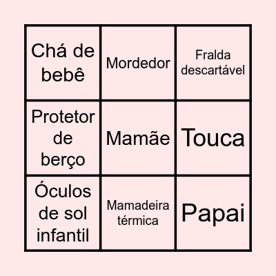 Bingo da Helena Bingo Card