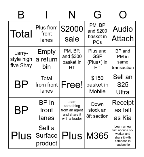Best Buy 489 BINGO Card