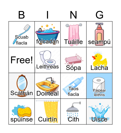 Sa bhaile Bingo Card