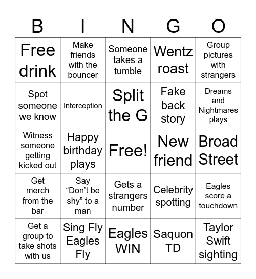 SUPERB-OWL Bingo Card