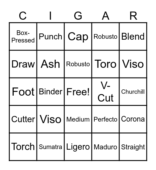 Top Leaf Super Bowl Bingo Card