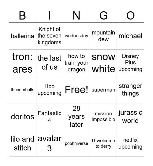 super bowl 2025 ads Bingo Card