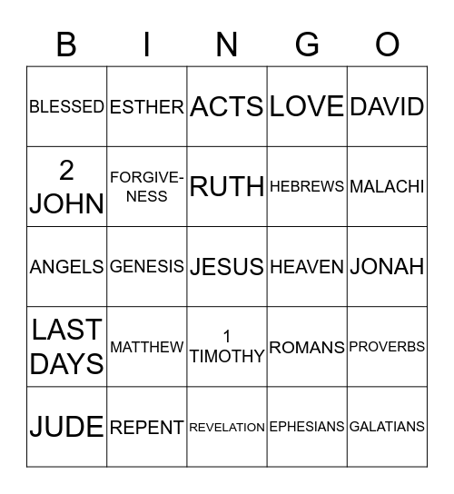 PRAISE JOY GROUP TRIP 2016 Bingo Card