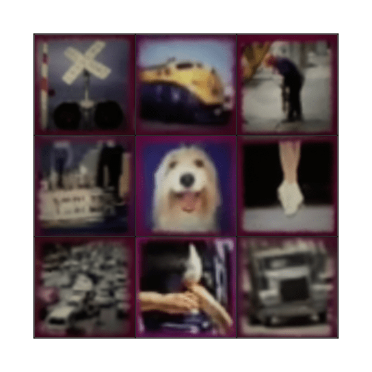 Around town sounds Bingo Card