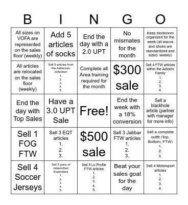 February Superstar BINGO Card