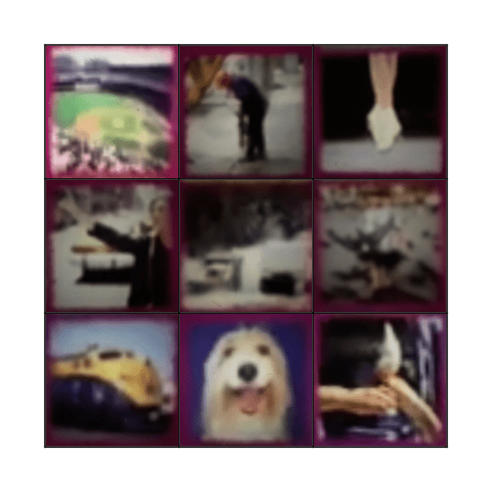 Around town sounds Bingo Card