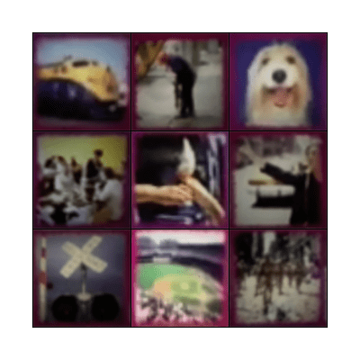 Around town sounds Bingo Card