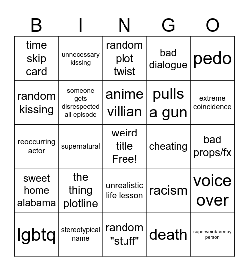 Tomorrow's teaching Bingo Card