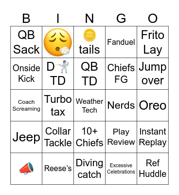 SB 59 Bingo Card