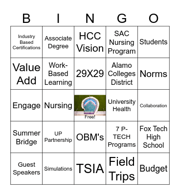 ACD Healthcare Consortium 2025 Bingo Card