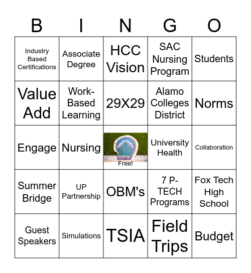ACD Healthcare Consortium 2025 Bingo Card