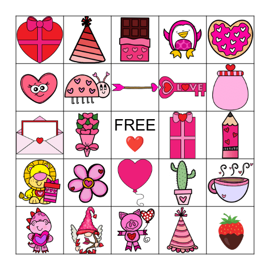 Aprio Valentine's Day Bingo Card