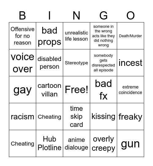 Tomorrows Teachings Bingo Card