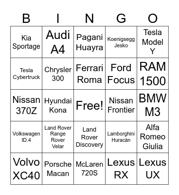 Ashreya 16th Birthday Bingo Card