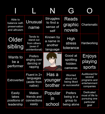Hwangbo Ilseung bingo Card