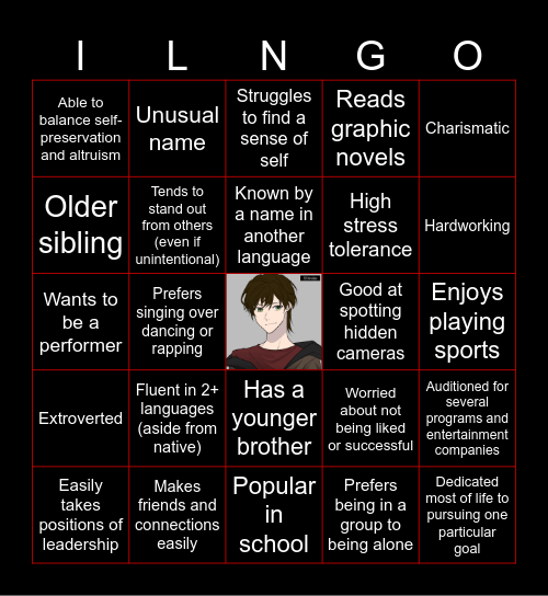 Hwangbo Ilseung bingo Card