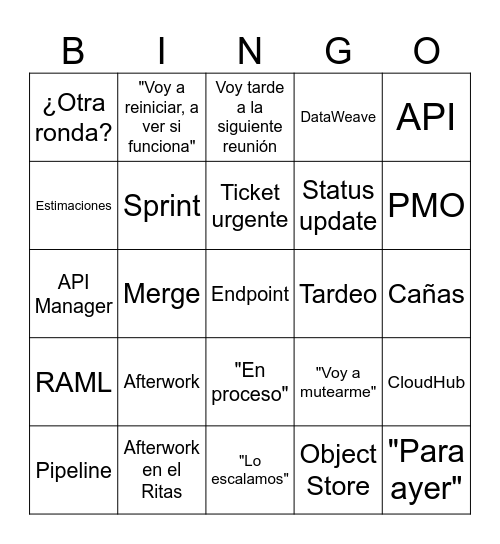 DELOITTE Bingo Card