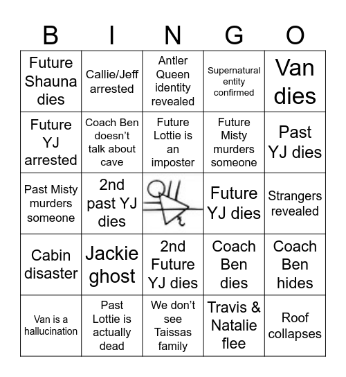 Yellow Jackets Bingo Card