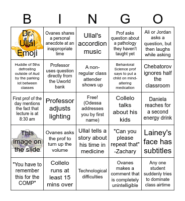 BAB Bingo Card