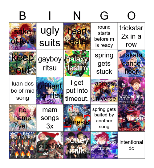 omakase bingo Card