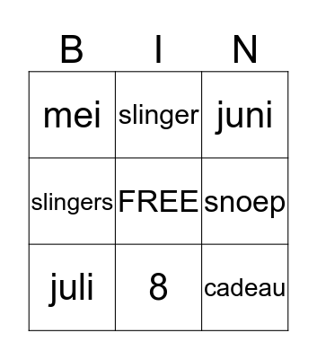 KYSHAINI'S BDAY BINGO  Bingo Card