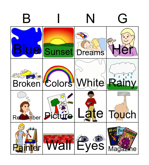 "The Painter" Bingo Card