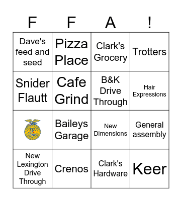 Buisness Bingo Card